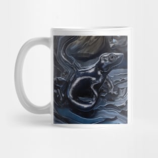 black alien salamander Mug